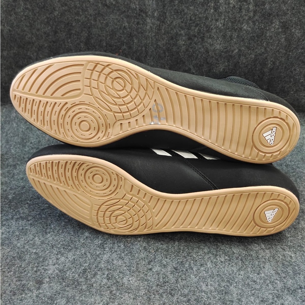 New Adidas Men's Black and White High-Top Sneakers - Picture 3 of 7